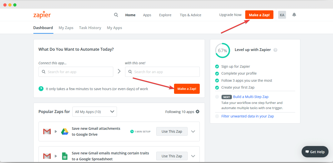 Zapier Notification Alert