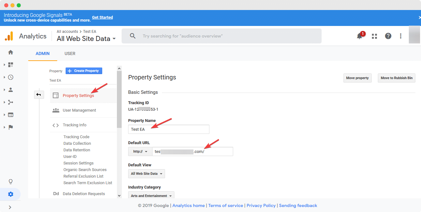 Google Analytics Visitor Count