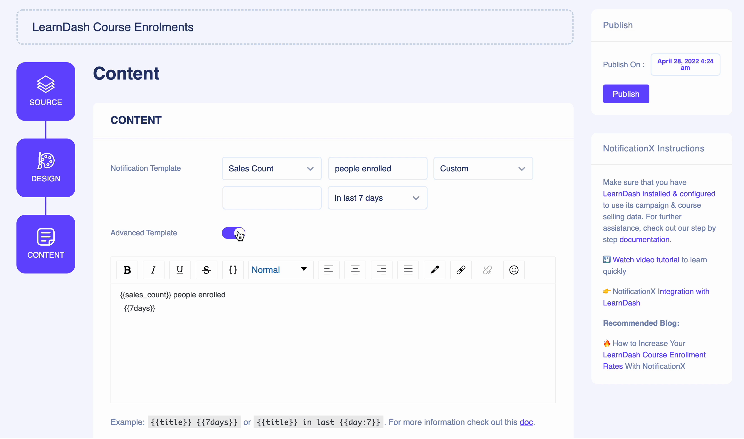 NotificationX Growth Alert For LearnDashNotificationX Growth Alert For LearnDash