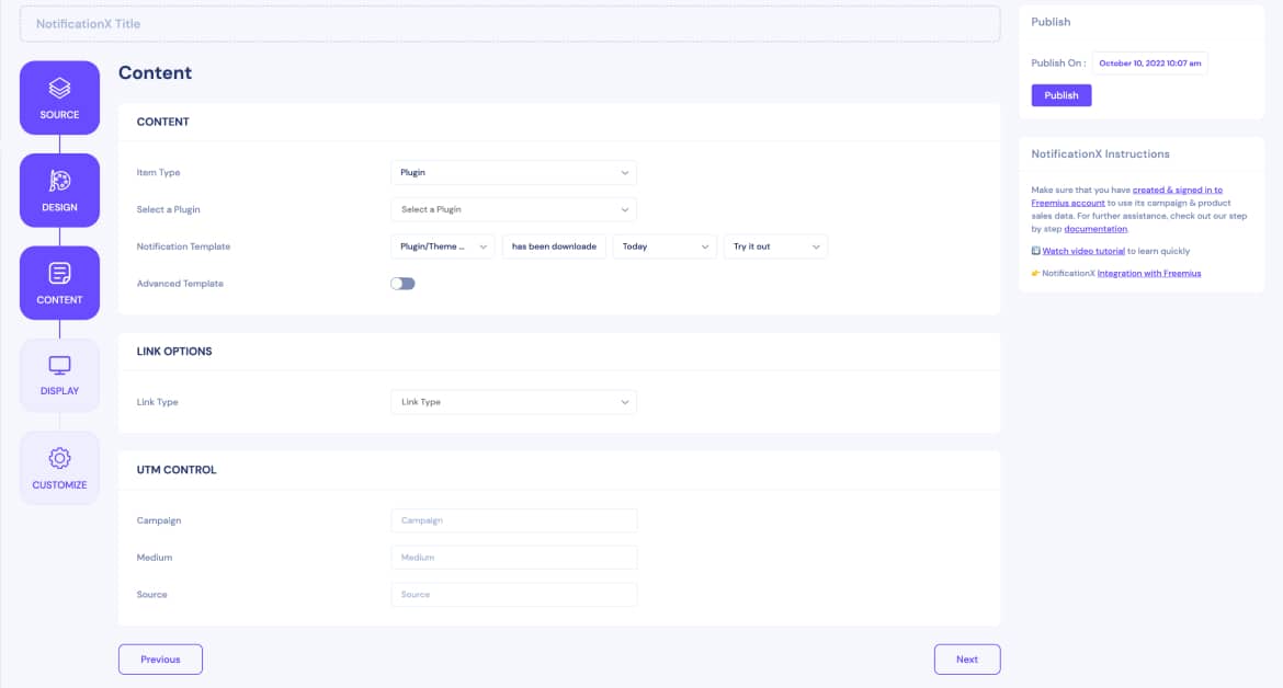 Freemius Integration