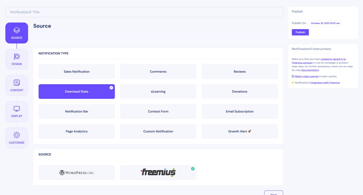 Freemius Integration