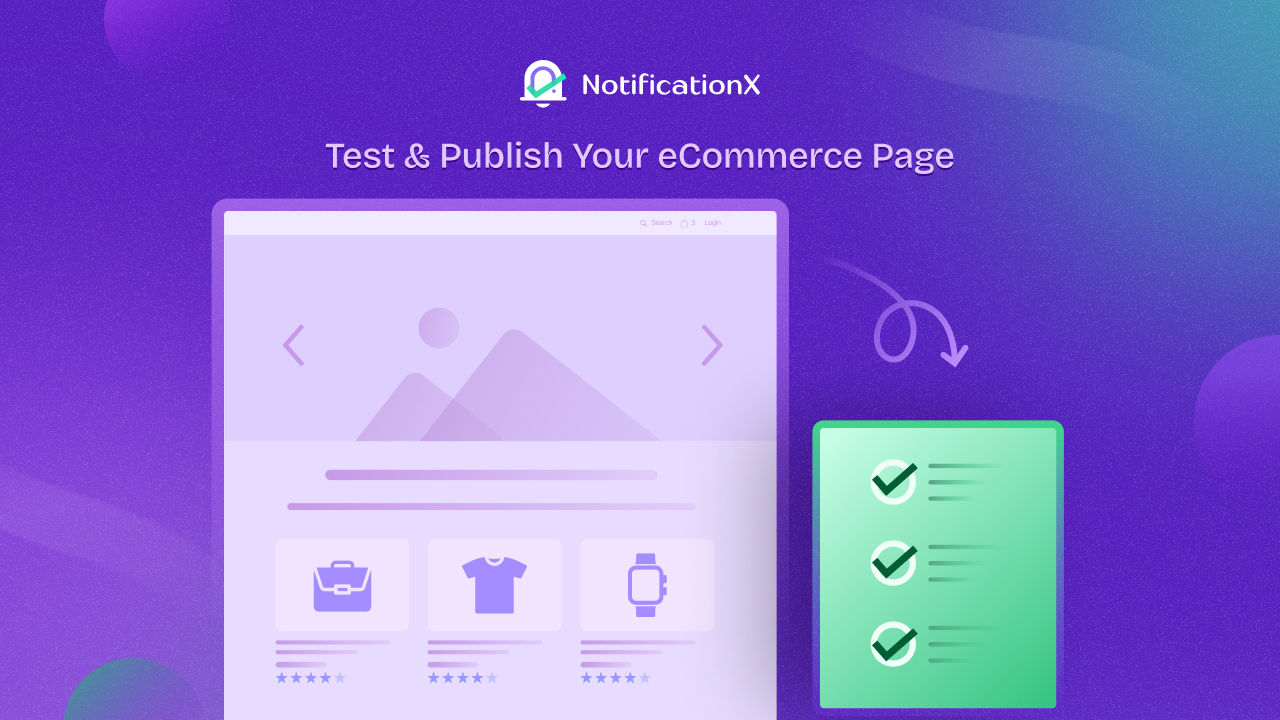 Publishing a New eCommerce Page